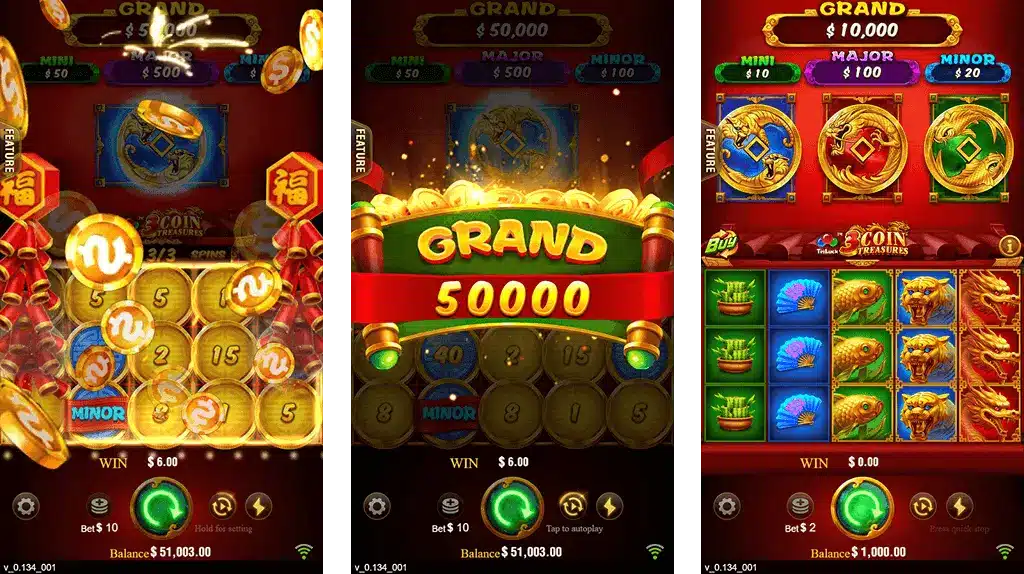 3 Coins 999Casino Bonus